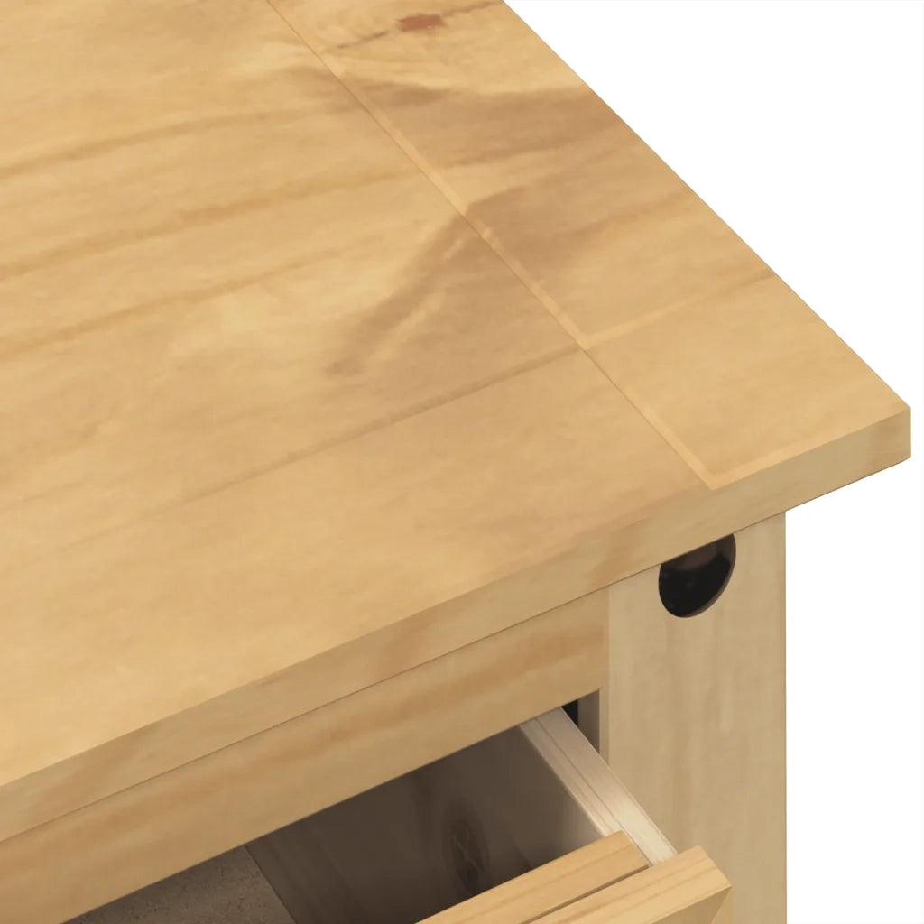 Cassettiera Corona 80x43x114 cm in Legno Massello di Pino 4005672