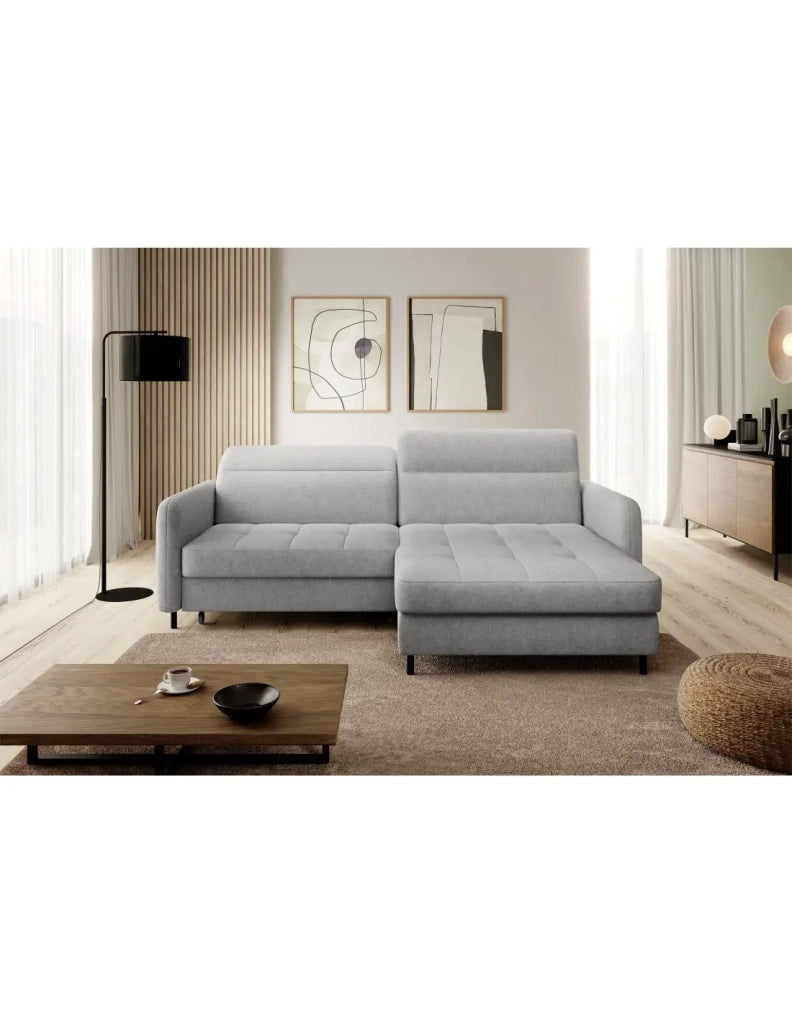Divano ad angolo collezione GOUMSI colore Grigio chiaro