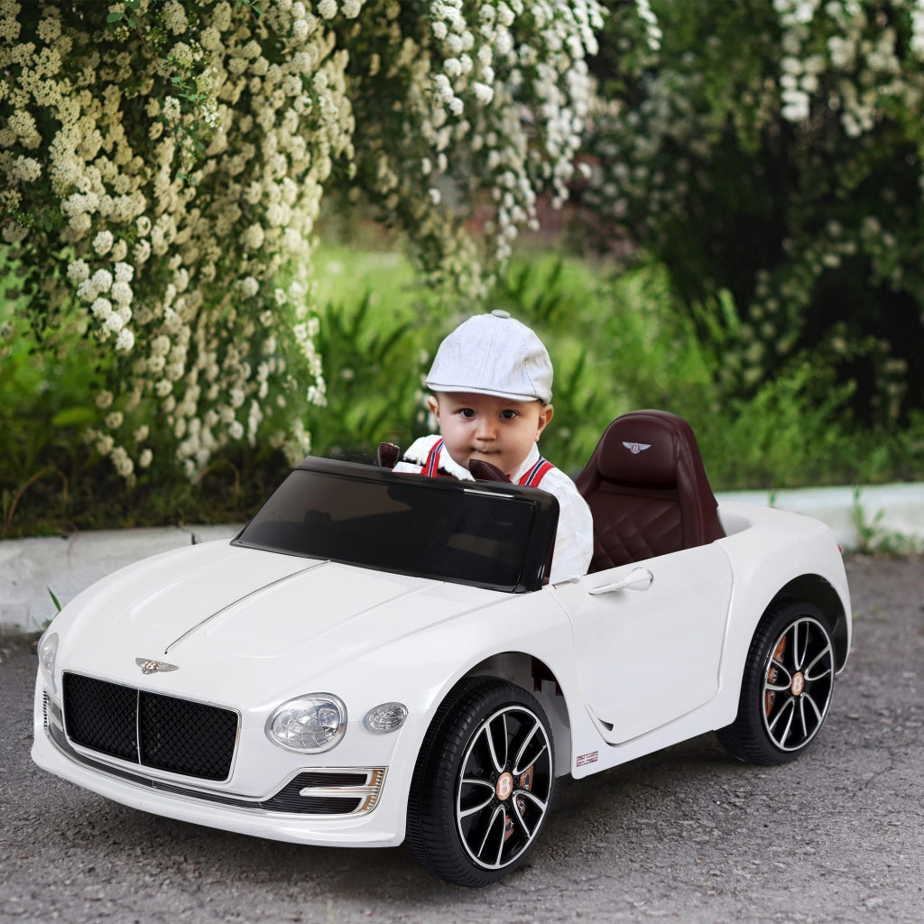 Auto Elettrica per Bambini Bentley GT ¨C Minimal ¨C Bianco 108x60x43 cm