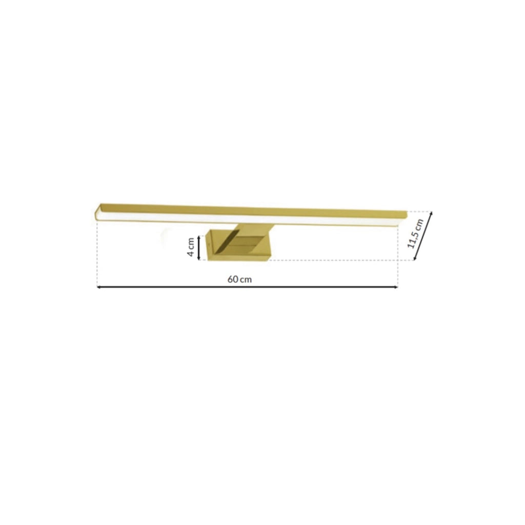 Applique LED Milagro SHINE ML5734 oro 60cm 13,8W IP44