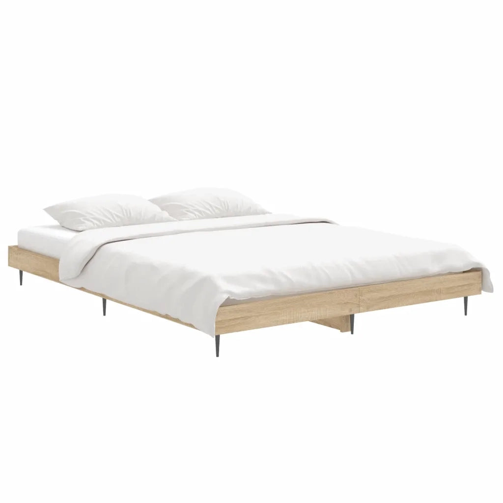 Giroletto senza Materasso Rovere Sonoma 140x190cm in Truciolato 832280