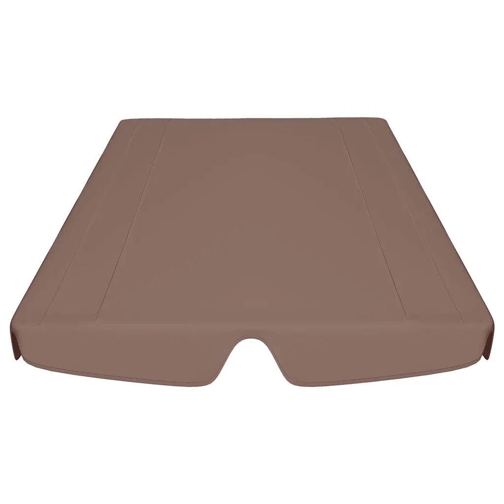 Baldacchino per Dondolo Giardino Marrone 150/130x105/70 cm 312108