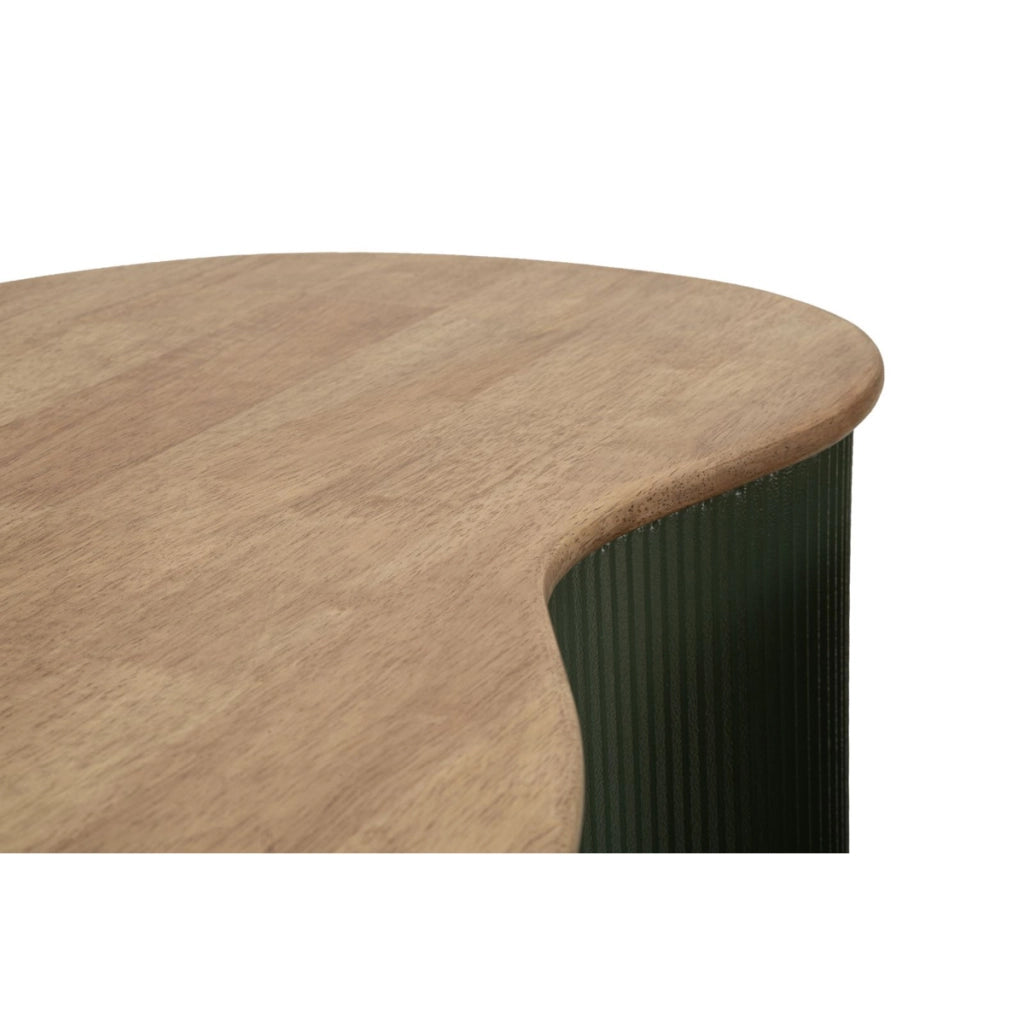 Set di Tavolini VKH1119, Verde, Legno, 87x53x32 cm