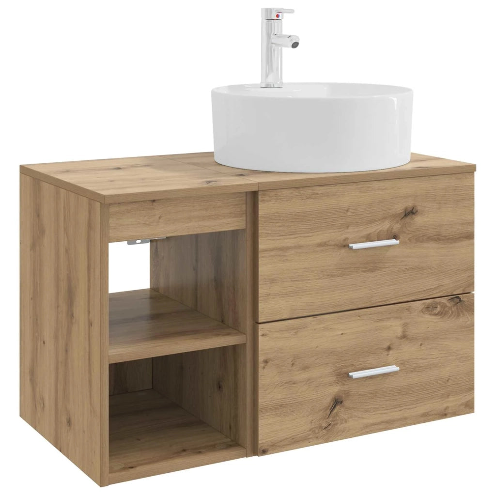 Set di mobili per il bagno 2 pcs Rovere Artigianale 3403911