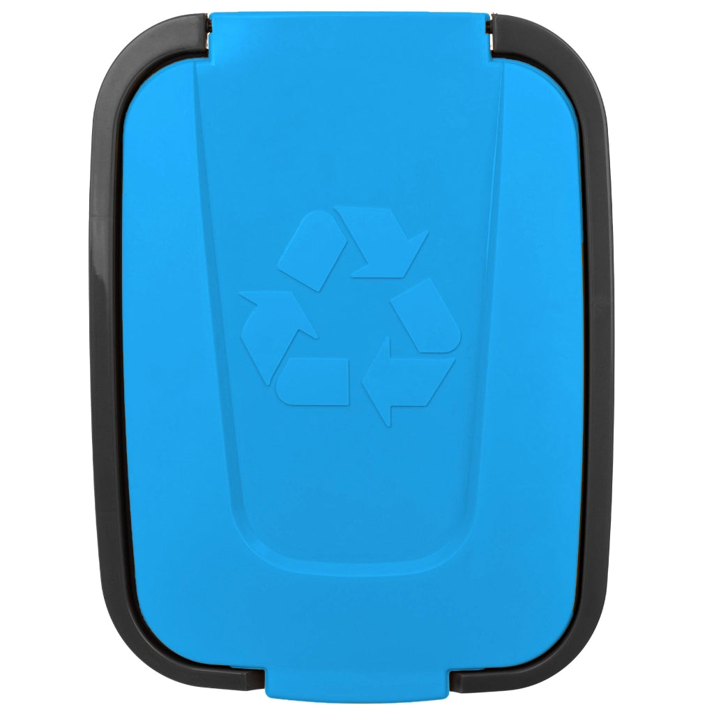 Cestino per rifiuti KADAX da 30 litri, contenitore per la raccolta differenziata con coperchio.