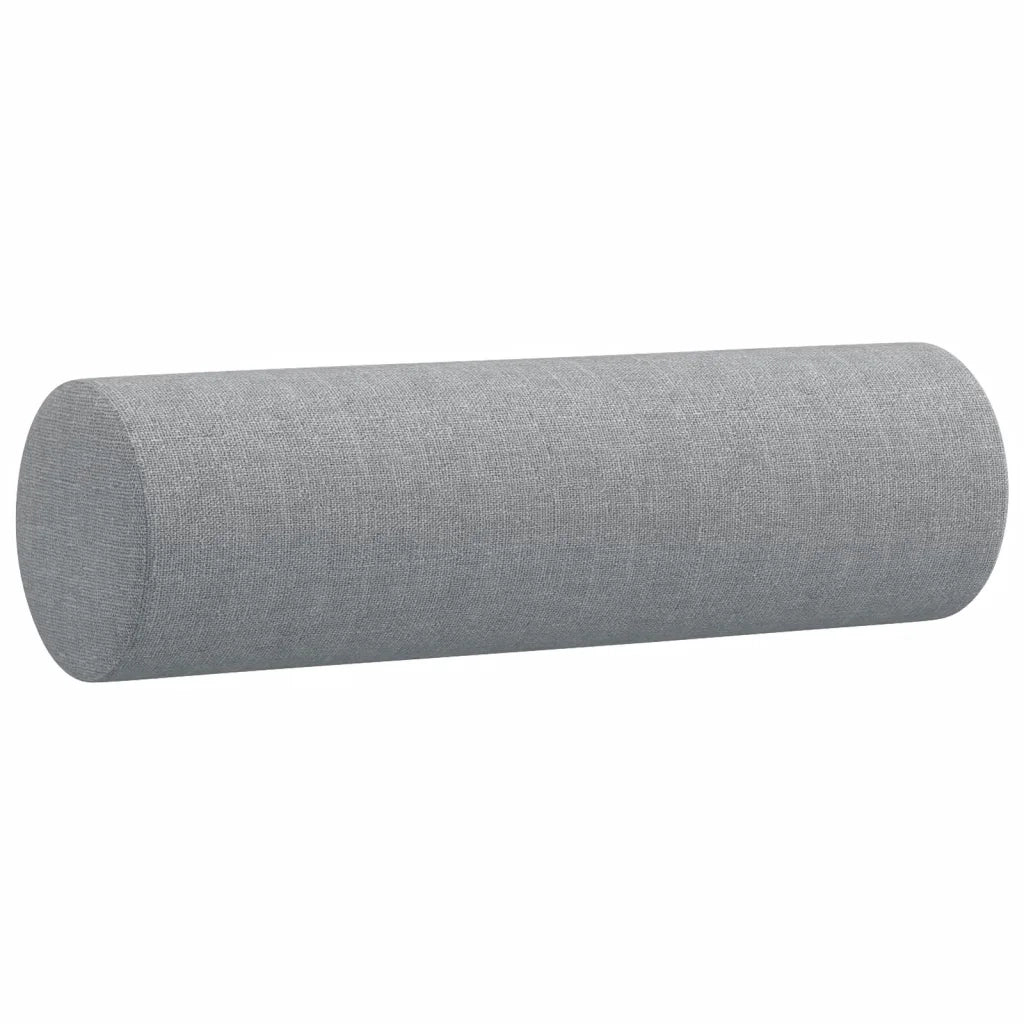 Divano a 2 Posti con Cuscini-Sofa 2 Posti con Cuscini Grigio Chiaro 120 cm in Tessuto 110901