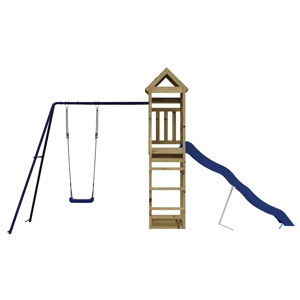 Set da Gioco da Esterno in Legno di Pino Impregnato 3156963