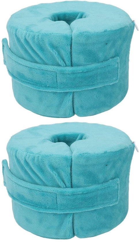 Sostegno per Piedi Elevabile - 2 Pezzi - Supporto Singolo - Rotazione 360 Gradi - Resistente ai Colpi - Alta Densità Spugna - Sostegno per Piedi