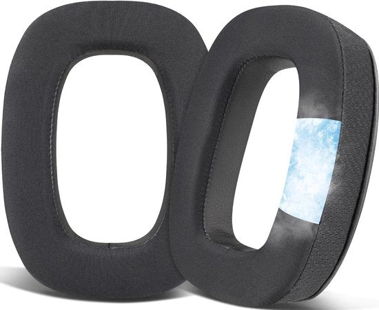 Orecchie di gel anti ruggine per cuffie - Supporti isolanti del suono con tessuto di pelliccia sintetica respirante