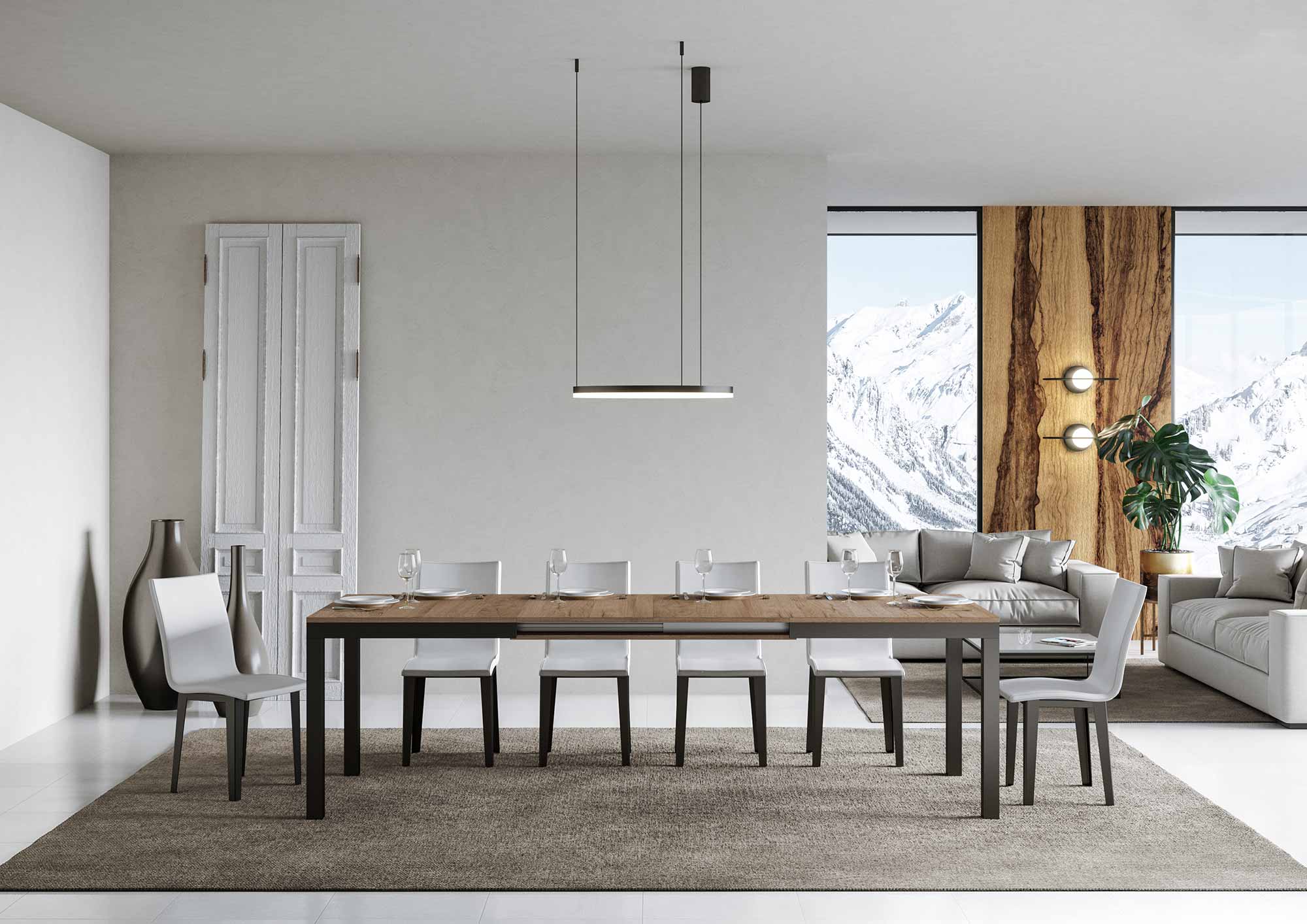 Tavolo Allungabile 160-264x90x80 cm Everyday Evolution Quercia Naturale