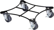 Carrello per piante in stile RETRO 22 x 22 x 55 cm I Per interni+esterni I Carrello per piante in acciaio con verniciatura nera I Carrello contenitore con recinzione I 2 interruzioni I Capacità di carico 60 kg - 20094001.