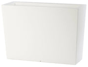 Vaso 100x36x70cm in Resina Tulli Schio Cassa Alta Essential 100 Bianco
