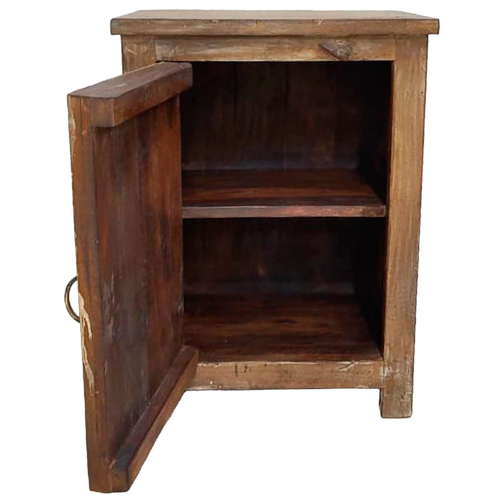 Comodino in legno fatto a mano50x36x71h cm