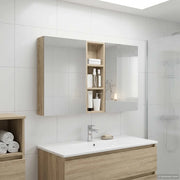 Set di Armadi da Bagno con porta 3 pcs 100 x 10,5 x 60,5 cm 3403698