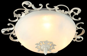 Plafoniera Ceiling & Wall in Metallo Speria Crema