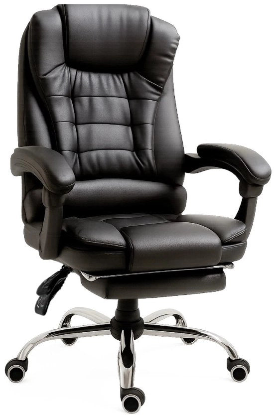 Sedia da ufficio - Ergonomica - Regolabile - Supporto al piede - Ruote regolabili