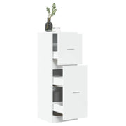 Armadietto da Farmacia Bianco 40x41x118 cm in Truciolato