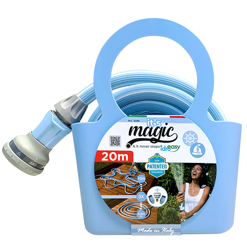 Kit tubo estensibile da 20 metri di diametro 5/8" con borsina 