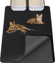 Matrice per gatti grande 90 x 60 cm - Tessuto in microfibra - Adatto a più gattai - Imbottito a prova d'acqua