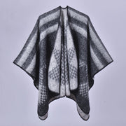 Nuovo cappotto da donna in cashmere caldo, stile scialle retr¨°, con mantella spessa.