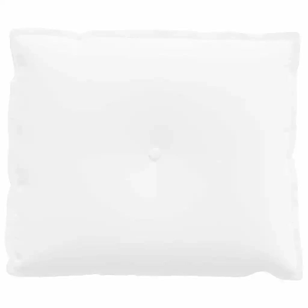 Cuscino per Schiena Bianco 60 x 19 x 50 cm Tessuto