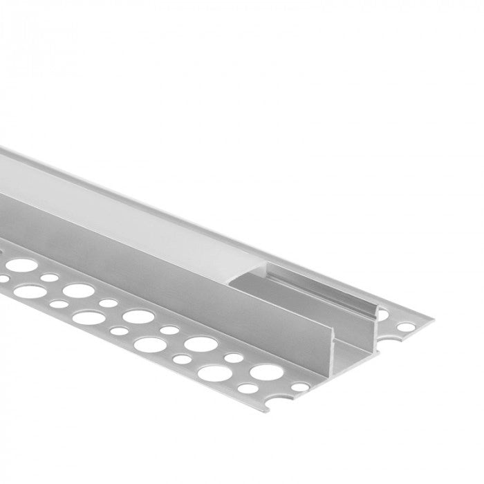 Profilo LED GN01 superficie anodizzato opale 1m Ecolight