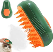 Spazzola a vapore 3 in 1 per Gatti e Cani - Massaggio e Auto Pulizia