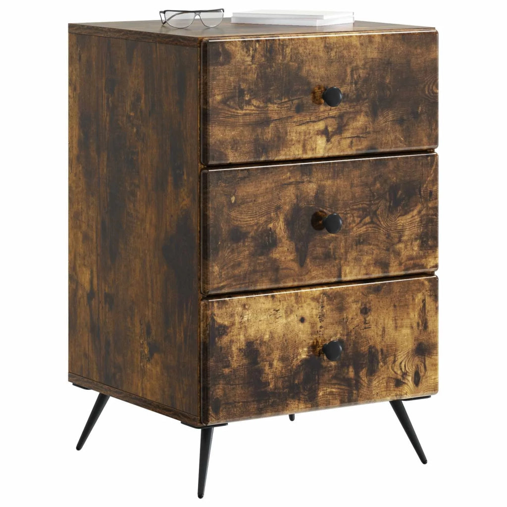 Armadio da Notte Rovere Fumo 43 x 41 x 66,5 cm 895480