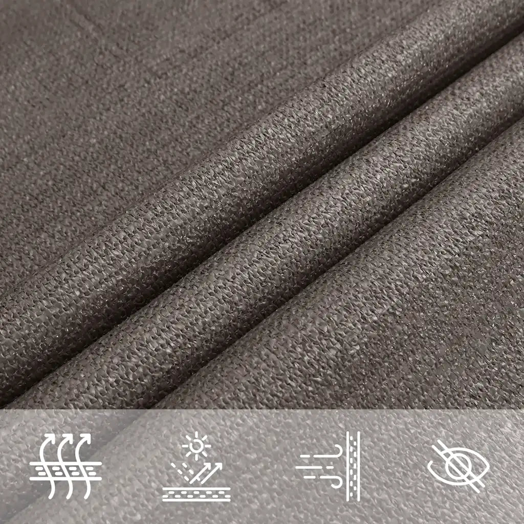 Vela Parasole 160 g/mÂ² Antracite 3x4 m in HDPE