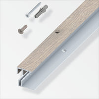 raccordo balcone x parquet rovere/grigio cm.100 cod:ferx.25911