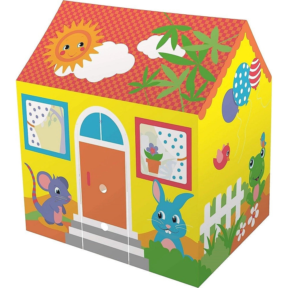 Trade Shop - Tenda Casetta Ripiegabile Gioco Per Bambini 102x76x114 Cm Da Giardino Casa 52007 -