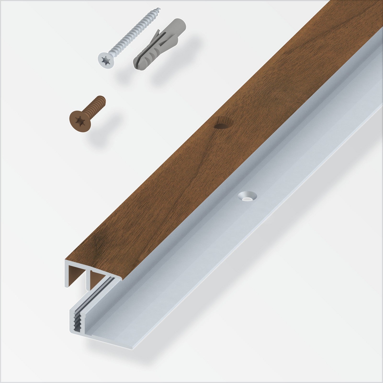 raccordo balcone x parquet noce/naturale cm.100 cod:ferx.25913