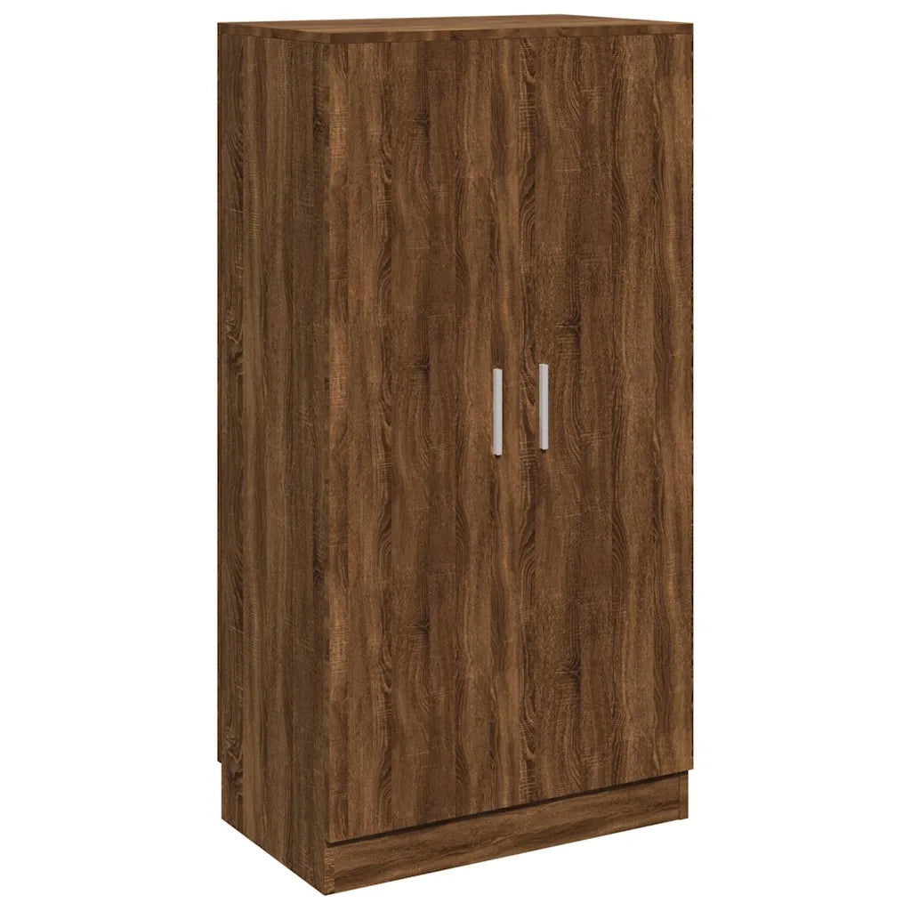 Scarpiera Rovere Marrone 55x35x108 cm in Legno Multistrato 342670