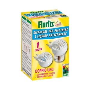 DIFFUSORE PER LIQUIDO E PIASTRINE ANTIZANZARE FLORTIS
