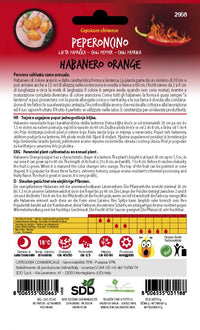 HOT PEPPERS HABANERO ORANGE