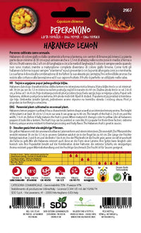 HOT PEPPERS HABANERO LEMON