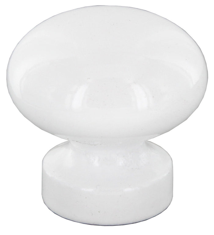 pomolo in legno laccato bianco mm. 25 (101/d) cod:ferx.25918