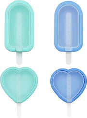 Confezionatore di gelato e cioccolato per DIY - Silicone alimentare - Mini confezionatori di dessert riciclabili con bastoncini