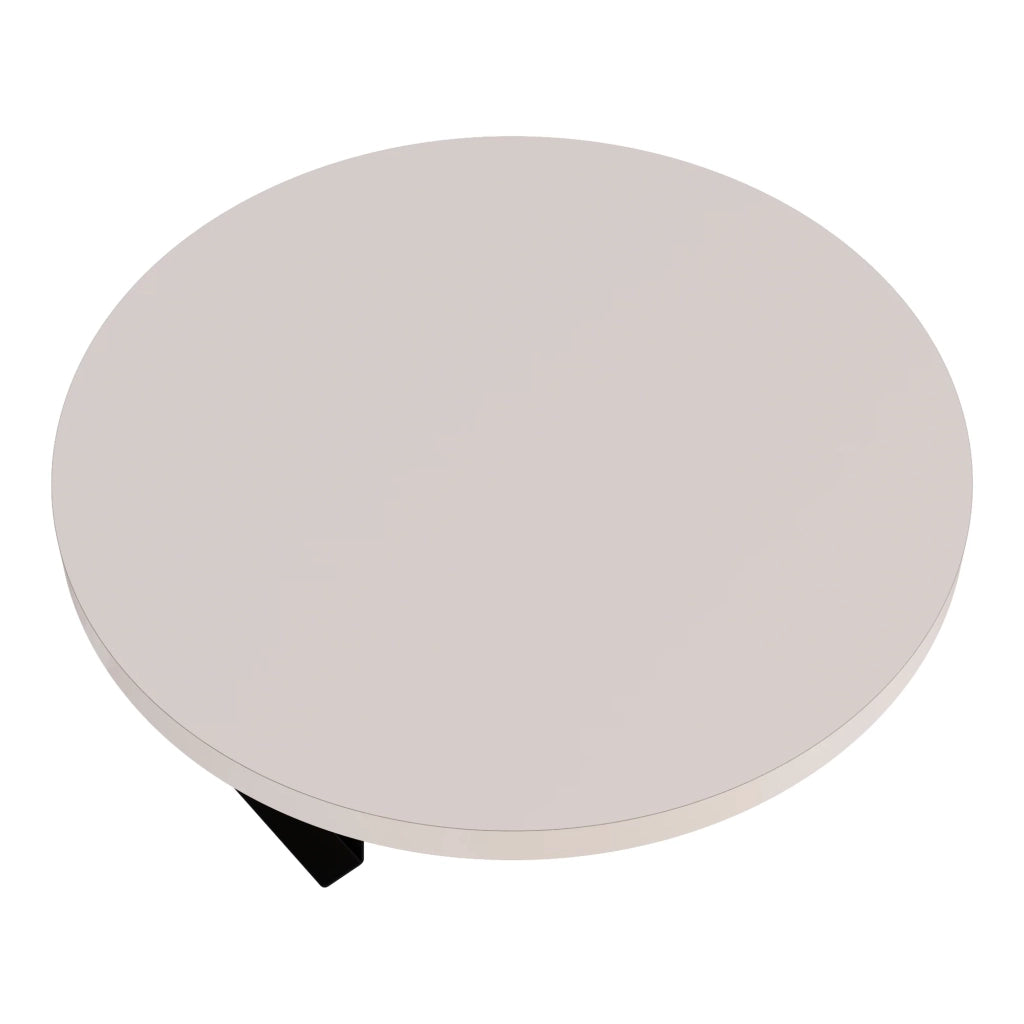 Vassoio per bracciolo divano diametro 34 cm colore crema 03_0010273