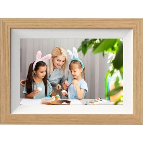 marrone DigiFrame 10W WiFi faggio 25,7cm (10,1 )