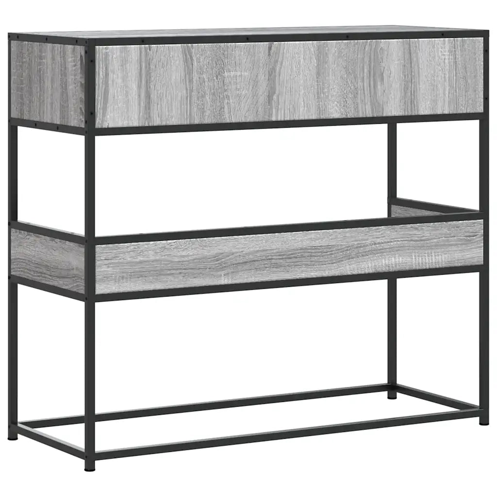 Tavolo Consolle Rovere Sonoma 90x35x80 cm in Legno Multistrato
