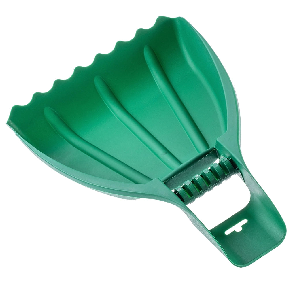 Raccoglitore di foglie KADAX, rastrello per erba in plastica, Bear Paw Garden