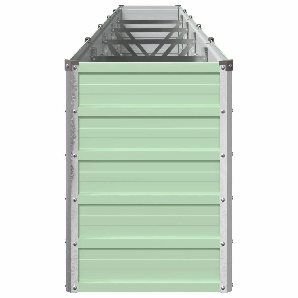 Letto rialzato da giardino Verde Pastello 400 x 40 x 55 cm 8006283