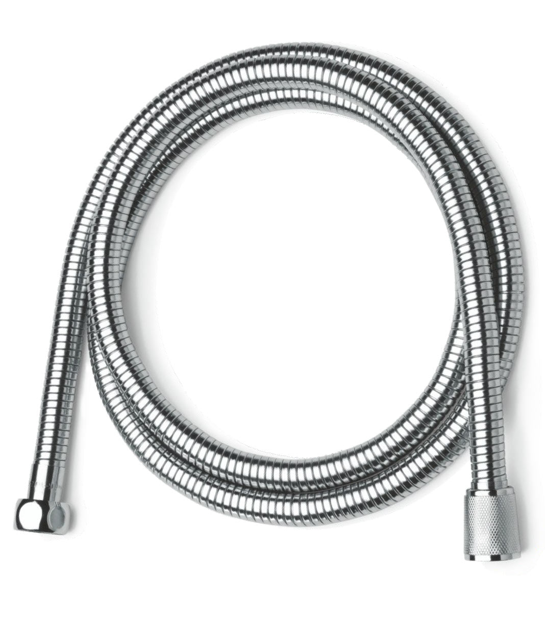 Flessibile per Doccia Bagno Acciaio Cromato Lucido Doppia Aggraffatura Metaform Dimensione: 200 cm