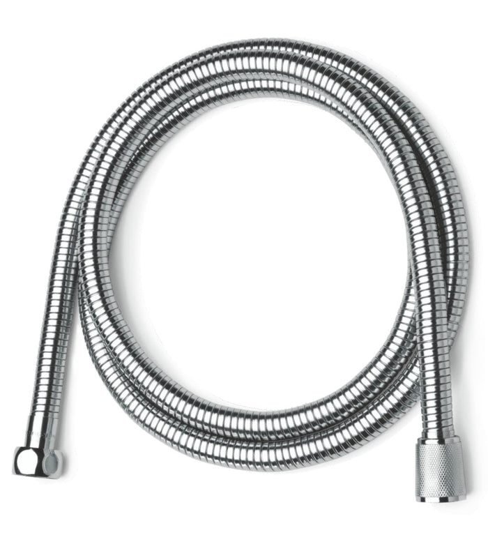 Flessibile per Doccia Bagno Acciaio Cromato Lucido Doppia Aggraffatura Metaform Dimensione: 200 cm