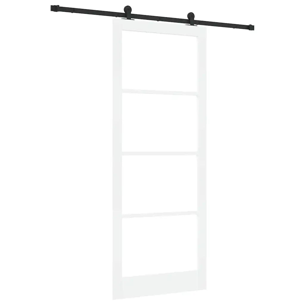 Porta Scorrevole ORKDAL Bianco 93 x 232 cm Legno e metallo 3332040