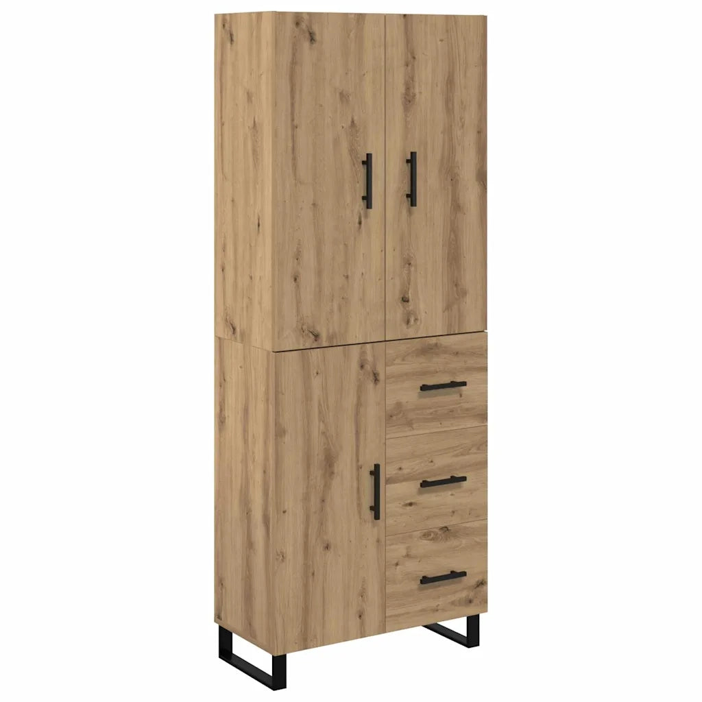 Credenza 2 pcs Rovere artigianale 69,5 x 34 x 180 cm 3415920