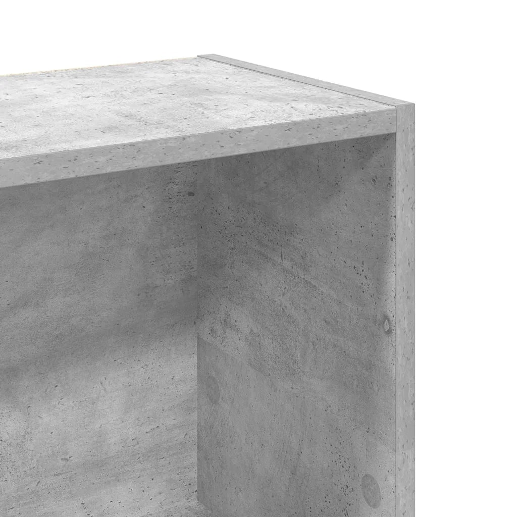 Libreria Grigio Cemento 80x24x109 cm in Legno Multistrato 857838