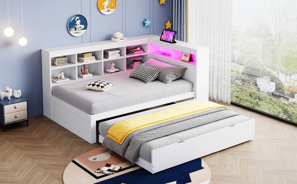 letto in legno bianco 116 x 222;3 cm