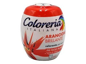 COLORERIA ITALIANA COLORANTE PER TESSUTI 350 GR ARANCIONE BRILLANTE